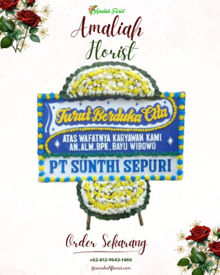 Papan Bunga Duka di Turangga