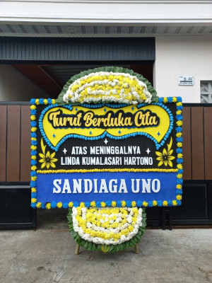 Papan Bunga Duka di Turangga